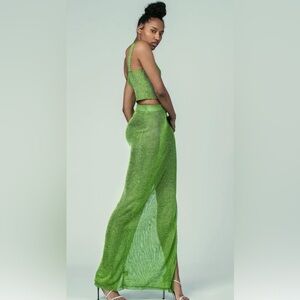 Hanifa maxi skirt Bright Green